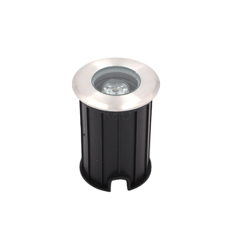 K&O Waterproof Inground Uplight Landscape Light Recessed Outdoor Deck Garden Ground IP68 Buried Lamp Led Underground Light