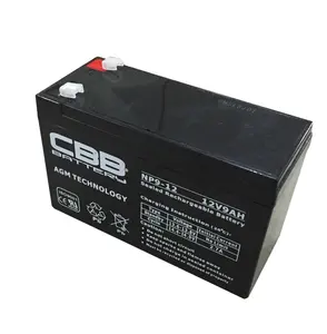 KOYAMA Baterai LiFePO4 12V9Ah, Baterai LiFePO4 Isi Ulang Daya Tahan Lama untuk Lampu Darurat, Paket Baterai Cerdas BMS