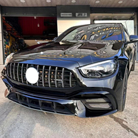 Diskon besar-besaran populer untuk Mercedes Benz E class W212 2010-2015 dimodifikasi Ke W213 E63 21 + Kit bodi bumper gaya AMG.