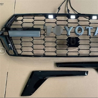 Veidt pour Land Cruiser LC200 2016-2022 Pare-chocs avant avec feux, calandre GR, calandre modifiée