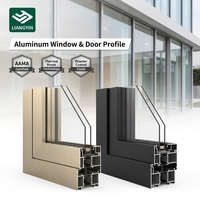 Perfil de Extrusión de Aluminio LIANGYIN 6061 con Tratamiento de Superficie Personalizado para Sistemas de Ventanas y Muros Cortina Arquitectónicos ISO9001