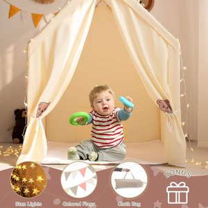 Nueva Casa de Campaña Infantil con Cuatro Ventanas, Toldos, Casa de Juegos Interior Pequeña, Juguetes, <span class=keywords><strong>Castillo</strong></span> de Juegos, Carpas para Niños - Product Image 2