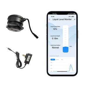 SLS Tuya Smart Home WiFi <strong>Water</strong> <strong>Tank</strong> Monitor Ultrasonic Liquid <strong>Level</strong> <strong>Sensor</strong> Rainwater Harvesting Android Bar Alarm PC Material - Product Image 5