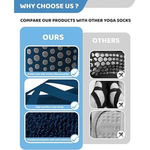 Non-Slip Pure Barre Ballet <b>Socks</b> Pilates Custom Logo Anti Slip Yoga <b>Socks</b> for Women - Product Image 6