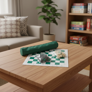Portable Handmade International <strong>Chess</strong> Set with Foldable Plastic <strong>Board</strong> Customized Color &amp; Logo Storage Bag for Indoor Play - Product Image 3