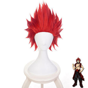 Perruques de cosplay synthétiques rouges Ainizi de la série <span class=keywords><strong>My</strong></span> <span class=keywords><strong>Hero</strong></span> <span class=keywords><strong>Academia</strong></span>, rôle de Kirishima Eijiro, pour garçons - Product Image 1