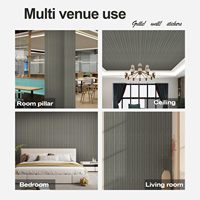 Rouleaux de papier peint auto-adhésifs modernes à rayures et carreaux, épaisseur 3 mm, largeur 120 cm, film PVC imperméable pour salon et meubles