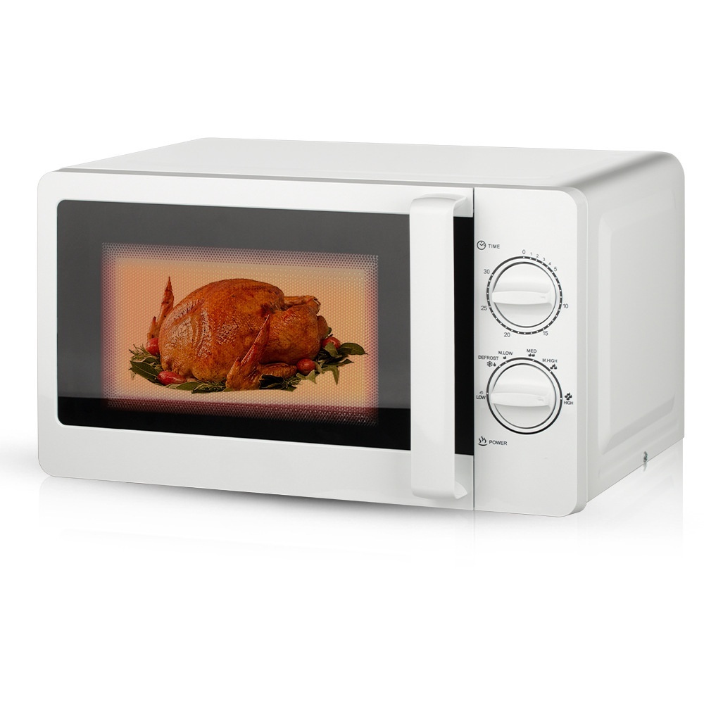 20L Countertop Microwave Oven – Intelligent Defrosting & Mechanical Control Kitchen Microwave