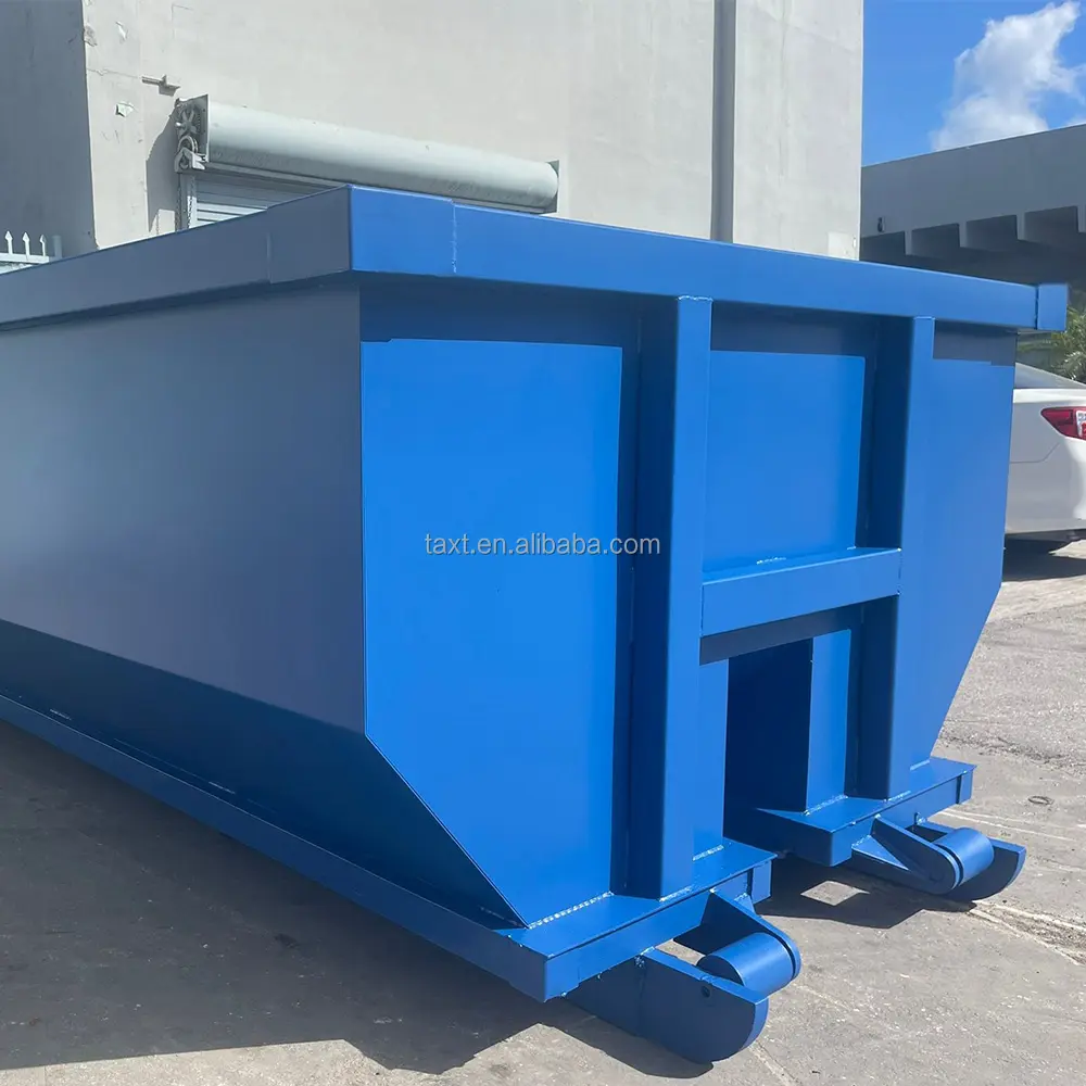 Zware Kuip Roll Off Bin Bouwafval Rollende Container Roll Off Dumpster