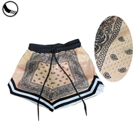 Shorts de basket-ball unisexes en velours côtelé style rétro, amples et personnalisés pour femmes