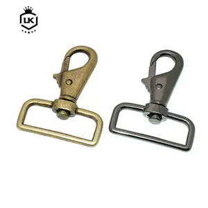 38MM High Quality Garment Accessory Metal Handbag Part Snap Hooks For Dog Collar Men's Leather Bag