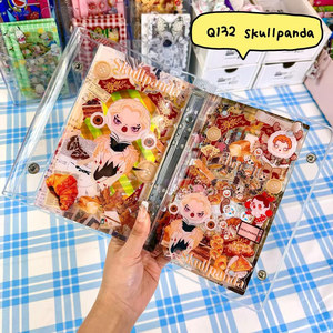 Album photo A6 en acrylique pour économies, porte-cartes à paillettes, album photo DIY fait main, mignon dessin animé, rangement 3 pouces, mini-cartes de célébrités, Hello - Product Image 5