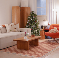 Fournitures de décoration de Noël, séparateur de pièce, écran de confidentialité pliable en bambou, panneau mural pliable, cloison portable, séparation de pièce