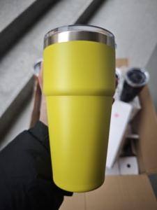 Premium 20oz Vacuum Insulated Tumbler with Splash Proof Lid Stackable Double Wall Stainless Steel Travel Mug for <b>Hot</b> <b>Cold</b> Drinks - Product Image 5