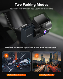 Wolfbox I17 Dealer Three Dash Cam 4k Front and Inside Recorder Camera Car Black <b>Box</b> With Hd Night Vision - Product Image 4