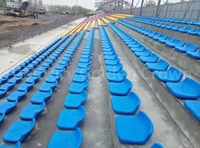 Sièges de stade de football en plastique HDPE pour extérieur, coussins pour gradins et tribunes, chaises de stade d'occasion – Prix