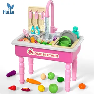 Игрушка для раковины Huiye, кухонные игрушки, мини-игрушка для кухонной раковины, детский красочный набор для фруктов и овощей, кухонный набор для детей
