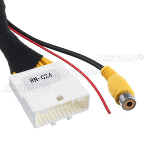 NOUVEAU Câble adaptateur RCA 24 broches d'origine pour caméra de recul Renault Stepway Vivaro Dacia Sandero Clio 4 - Product Image 2