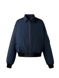 Blouson Bomber Vintage à Revers Style Américain Ma1 <span class=keywords><strong>Court</strong></span> pour <span class=keywords><strong>Homme</strong></span> – Coupe Ample Décontractée, Uniforme de Baseball Polyvalent - Product Image 1