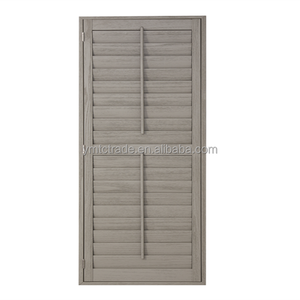 Hiện đại cổ bằng gỗ cửa sổ màn trập cho trang trí nội thất ngang mở lưỡi khung cho phòng khách trồng gỗ bao gồm - Product Image 2