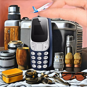 Teléfono Móvil GSM para Personas Mayores, Mini Auricular Manos Libres, Dialer, Auriculares, Doble SIM - Product Image 2