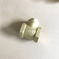 Vanne de retenue à clapet en laiton de haute qualité 1/2\" 3/4\" 1\" à filetage femelle pour compresseur d'air, vanne unidirectionnelle anti-retour pour l'eau
