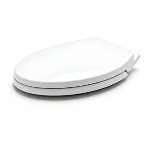 <span class=keywords><strong>Tapa</strong></span> de Inodoro Moderna en Forma de O, de Plástico PP con Cierre Suave, en Oferta, con 1 Año de Garantía - Product Image 1