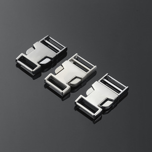 Metal Side Release Buckles Zinc Alloy Adjustable <b>Webbing</b> For Bags Durable Fasteners - Product Image 1