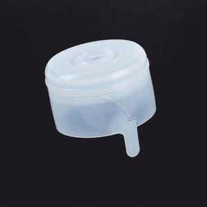 New Design Round Top Disc Cap 55mm Matte Finish Non-Spill Easy Open PE <b>Bottle</b> Caps for Cups Ribbed Closure - Product Image 4