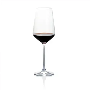 770ml 26oz hoch dünn große Neuheit Bordeaux dekorative Kristallglas waren Hochzeits bevorzugungen Rotwein glas langer Stiel Becher klar