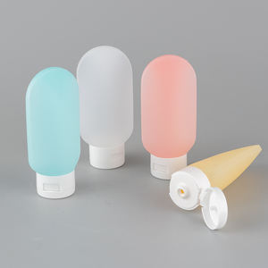 Reistoiletartikelen Hervulbare Draagbare Vloeistofcontainers 2 Oz Lekvrije Uitknijpbare Siliconenbuizen Met Kartonnen Drank - Product Image 4