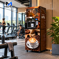 Mesin Penjual Kopi Otomatis untuk Kafe, Hotel, Kantor dengan Daya 1800W, Empat Wadah, dan Desain Branding Kustom