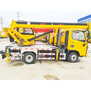 Diesel 4*2 Overhead Working Man <span class=keywords><strong>Lifter</strong></span> Bucket Camión de operación a gran altitud Camión de plataforma de trabajo aéreo - Product Image 4