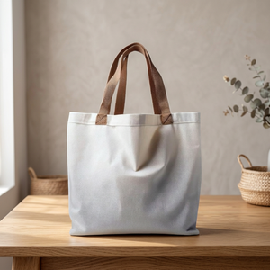 Sacs en toile de coton durables, fabricant OEM, applications promotionnelles, impression de logo personnalisé, sacs fourre-tout réutilisables - Product Image 4