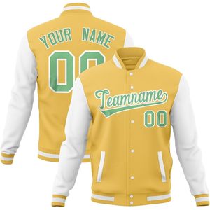 Custom Baseball Varsity <b>Jacket</b> <b>Lightweight</b> <b>Bomber</b> Coat Personalized Stitched Text Logo Unisex Adult Men <b>Women</b> Youth - Product Image 1