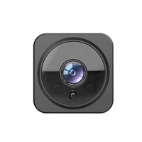 Mini caméra WiFi 2MP HD sans fil, vision nocturne intérieure, autonomie de la batterie de 3 heures, détection de mouvement, caméra AS02, caméra de sécurité domestique