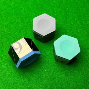 <span class=keywords><strong>Craie</strong></span> de billard hexagonale Kamui Roku 6 professionnelle bleue, verte, grise pour pointe de queue de snooker avec code de série anti-contrefaçon - Product Image 1
