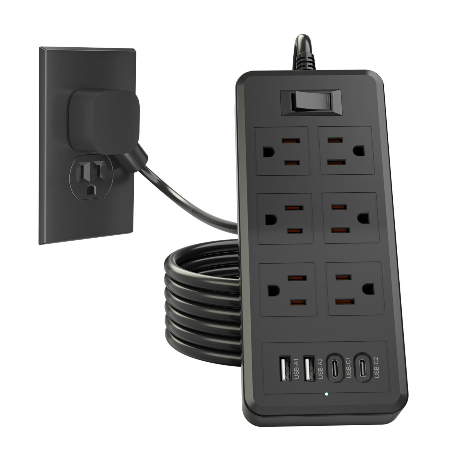 Black+0.5M round copper wire