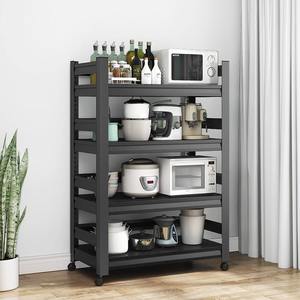 Estante de Almacenamiento para Cocina Iyanen Enon, Multicapa con Ruedas, Estructura de Hierro, Organizador Doméstico para Cocina, Sala de Estar, Balcón - Product Image 2