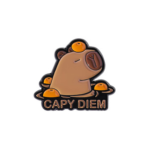 2025 Neu Schöne Tier Capybarismus Abzeichen niedlichen Capybara Anstecknadel - Product Image 2