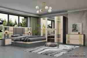 2025 Hot Selling Modern Design Wohn möbel MDF Öl sprüh brett Schlafzimmer-Sets mit Nachttisch lampe - Product Image 6