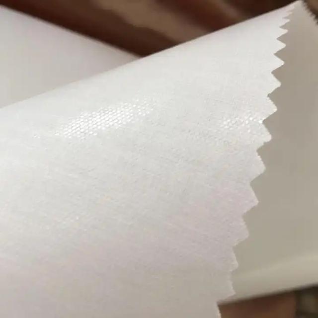 HDPE Self Adhesive Interlining Fusible Interlining Hot Selling 100%cotton Interlining for Garments