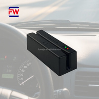 Lector de Tarjetas de Banda Magnética Mini Programable por Puerto Serie RS485 FUWEI, Interfaz USB2.0, Material ABS, Protocolo ISO7811 (123 Pistas)