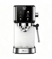 Machine à café expresso Anbolife Factory 20 bars avec buse vapeur, écran numérique, chauffage thermobloc, Cafetera De Expreso OEM ODM