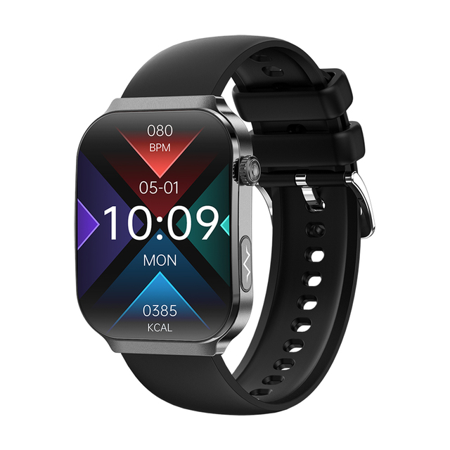 TKYUAN 2023 TFT 2.2 Inch ECG HRV Thermometer BT Call Smart Watch IPX-7 Waterproof Silicone Band Remote Control Unisex