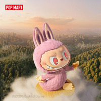 Figurines POP MART The Monsters Lazy Yoga Series à collectionner Poupées Anime Cadeau de Noël Figurines originales Labubu Blind Box