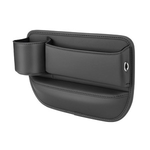 Boîte de rangement multifonctionnelle en cuir pour l'espace entre les sièges de voiture, organiseur pour l'intérieur du véhicule - Product Image 1