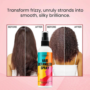 Luxfume 6.7oz Après-shampoing sans rinçage <span class=keywords><strong>hydratant</strong></span> et démêlant pour <span class=keywords><strong>cheveux</strong></span> <span class=keywords><strong>bouclés</strong></span>, secs et abîmés, infusé à l'huile de coco - Product Image 2