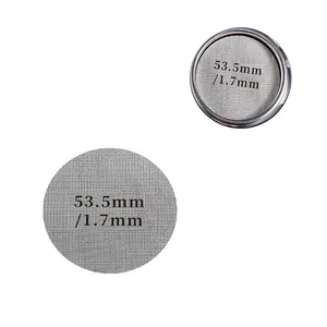 5 layers 100 micron 316 stainless steel sintered coffee filter disc puck screen for coffee maker