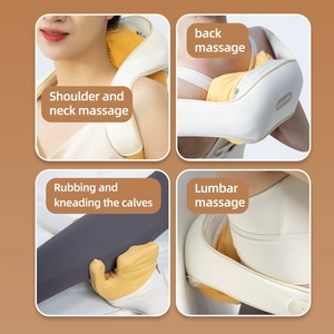 Chất lượng cao 6D thông minh cổ tử cung Massager nhiệt điện Shiatsu rung cổ vai trở lại eo thiết bị để giảm đau - Product Image 4